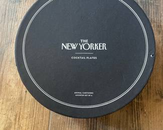 The New Yorker Restoration Hardware Cocktail Plates