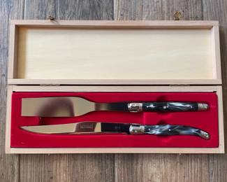 Laguiole Table Steak Knife and Spatula Set