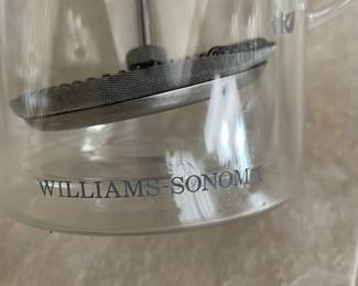 Williams Sonoma Glass French Press