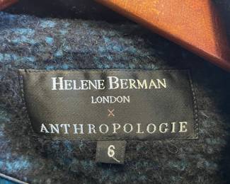 Helene Berman London x Anthropologie Wool Blend Coat