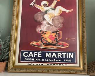 Café Martin Advertising Poster by Leonetto Cappiello