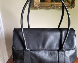 Donald Pliner "Couture" Leather Shoulder Bag