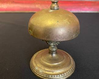 Vintage Brass Desk Bell