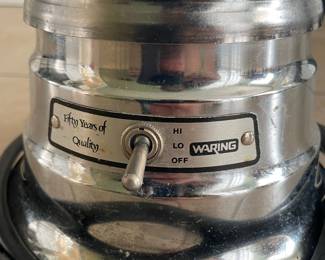 Vintage Waring "Fifty Years of Quality" Blender