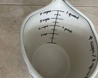 Molly Hatch "Flowerpatch" Measuring Pitcher