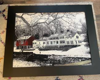 Etching of Nathaniel Hawthorne's Home by James Fagan