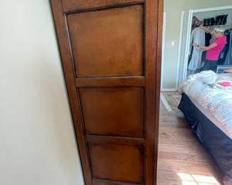 Vintage Wooden Bookcase with Drawers