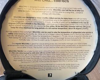 WILLCHILL Wine Chiller Bucket and Travel Case