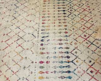 Vintage Bohemian Diamond Pattern Area Rug