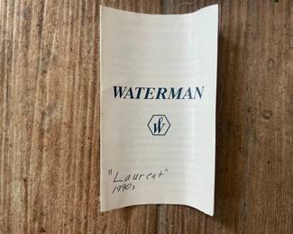 Waterman Laureat Fountain Pen - Red Marble