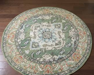 Safavieh Madison Collection Distressed Medallion Round Area Rug