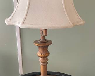 Vintage Corinthian Column Table Lamp with Decorative Base