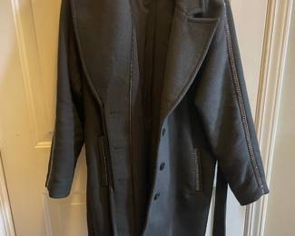 White House Black Market Embellished Wool Blend Coat