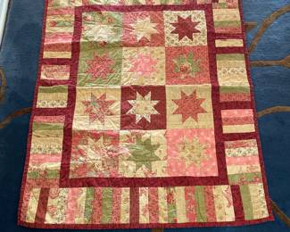 Vintage Handmade Star Quilt