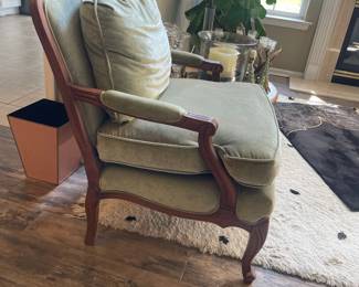 Vintage Louis XV Style Bergere Armchair