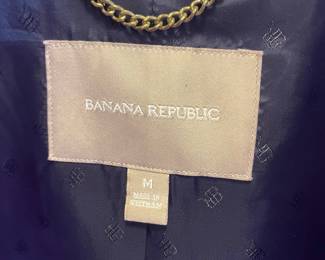 Banana Republic Pink Double Breasted Trench Coat