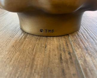 Vintage TMS Four-Faced Buddha Head Planter