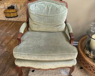 Vintage Louis XV Style Bergere Armchair