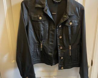 White House Black Market Faux Leather Jacket