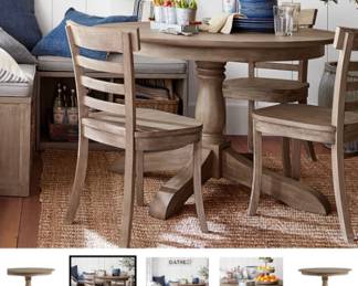 Potterybarn table and chairs almost brand new