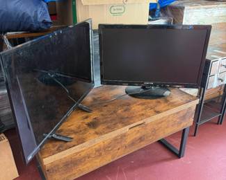 we have three monitors