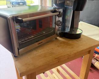 toaster oven and Keurig