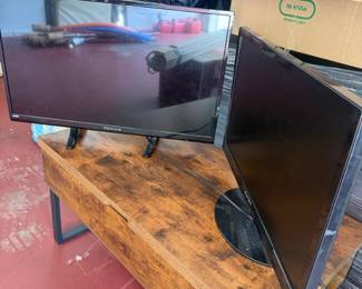 we have three monitors