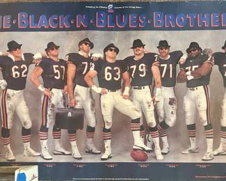 Chicago “black & blues brothers poster $20
