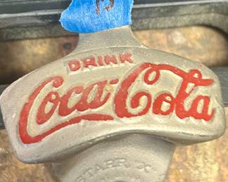 Vintage drink Coca-Cola glass bottle opener, $15