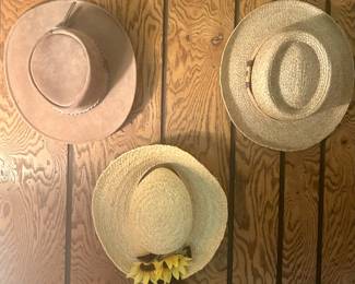 Jackaroo Aussie Brimmed Leather Hat $25, Dorfman Pacific Australian hat $35