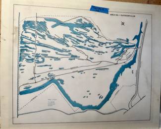 Coal City Vntg map $45