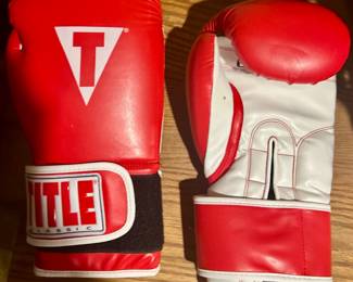 New Title boxing gloves, $30