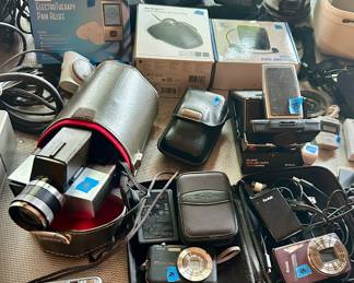 Casio $25 & Kodak $45 cameras, Polaroid $75, Video camera $20