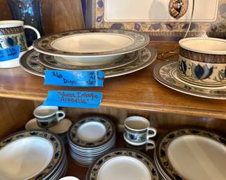 China set: Mikasa Intaglio “Arabella” pattern