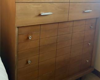 MCM 5 drawer Harmony House Tallboy Dresser $165