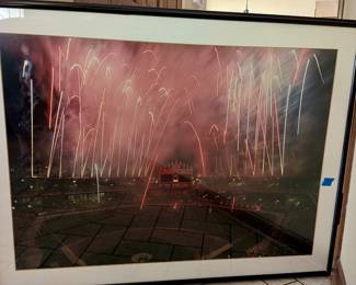 fireworks on White Sox Field 31”hx41”w $39