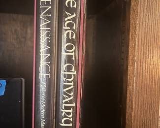 Coffee table book set The Age of Chivilry & Renaissance $20