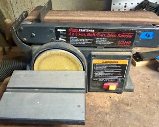 Craftsman belt/disc sander $80
