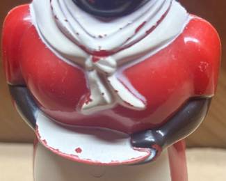 Vntg Aunt Jemima (Plastic F&F Mold Dye) syrup pitcher $45