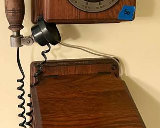 Working “Ma Bell” would Antiq look wall phone $45