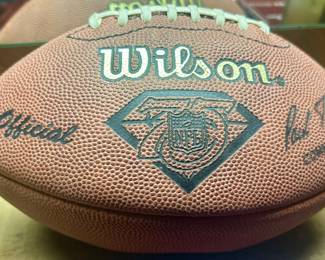 Wilson game ball signed by Gary Fencik #45 $80