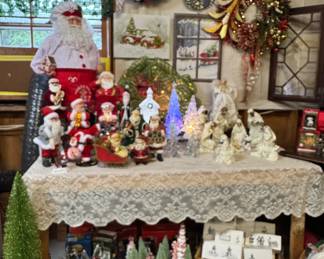 Vintage Battery Operated Santas
