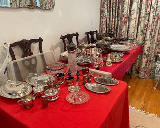 Silver dinner ware