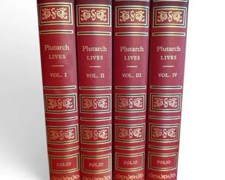 The Folio Society Hardback Books  Plutarch Lives Vol. IIV