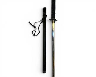 JapaneseStyle Samurai Katana Sword with Wavy Hamon Line