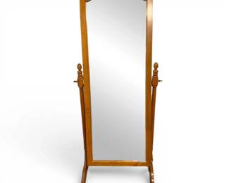 Standing Wooden Mirror
