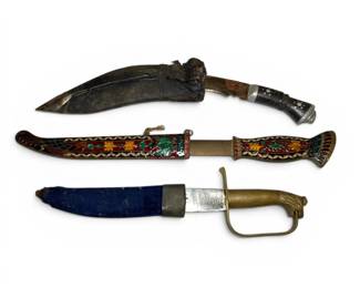 Kukri Knife, Cloisonne Enamel Dagger,  Knife Made in India