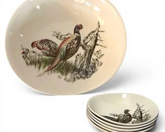 Johnson Brothers Pheasant Porcelain Dish Set