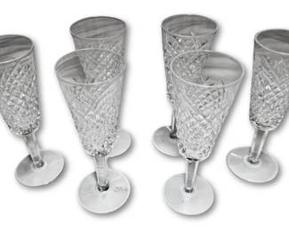 Waterford Crystal Flared Champagne Glasses