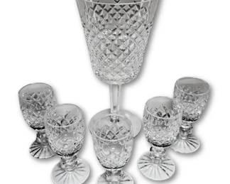 Waterford Crystal Wine Goblet  Cordial Glasses